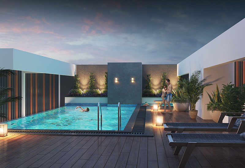 Infinity Pool - Nitaara Tower